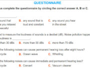 Communication – Unit 7 – SGK Tiếng Anh 8 thí điểm: Compare your anwers with those of a classmate. How many different answers have you got?