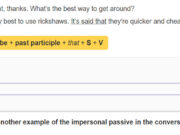 A closer look 2 Unit 5 Trang 53 Sách môn Anh lớp 9 thí điểm: When do we use the impersonal passive? Can you think of any rules?