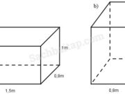 Bài 1, 2, 3 trang 34 VBT Toán 5 tập 2: Tính thể tích của khối gỗ có dạng như hình bên 