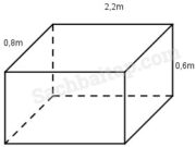 Bài 1, 2, 3 trang 36 VBT Toán 5 tập 2: Một khối kim loại hình lập phương có cạnh 0,15m. Mỗi đề-xi-mét khối kim loại đó cân nặng 10kg. Hỏi khối kim loại đó cân nặng bao nhiêu ki-lô-gam