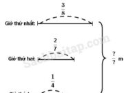 Bài 1, 2, 3, 4 trang 38 VBT Toán lớp 4 tập 2: Một chiếc tàu thủy giờ thứ nhất chạy được 3/8 quãng đường, giờ thứ hai chạy được 2/7 quãng đường, giờ thứ ba chạy được 1/4 quãng đường. Hỏi sau ba giờ chiếc tàu thủy đó chạy được bao nhiêu phần quãng đường