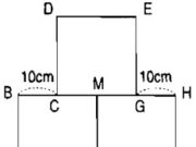 Bài 1, 2, 3, 4 trang 57 VBT Toán 4 tập 1: Một hình chữ nhật có nửa chu vi là 26 cm, chiều rộng kém chiều dài 8cm. Tính diện tích của hình chữ nhật đó