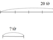 Bài 1, 2, 3, 4 trang 34 VBT môn Toán 2 tập 2: Có 20 tờ báo chia đều cho 5 tổ. Hỏi mỗi tổ nhận được mấy tờ báo ?