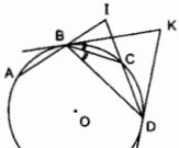 Bài 32, 5.1, 5.2 trang 105 SBT Toán 9 tập 2:  Cho đường tròn tâm O bán kính R. Lấy 3 điểm A, B, C trên đường tròn đó sao cho AB = BC = CA. Gọi I là điểm bất kỳ của cung nhỏ BC (và I không trùng với B, C). Gọi M là giao điểm của CI và AB. Gọi N là giao điểm của BI và AC. Chứng minh