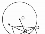 Bài 23, 2.1, 2.2, 2.3 trang 159, 160 SBT Toán 9 tập 1: Cho đường tròn (O; 2cm). Vẽ hai dây AB và CD vuông góc với nhau. Tính diện tích lớn nhất của tứ giác ABCD