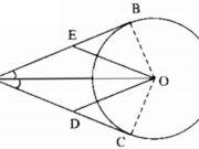 Bài 6.1, 6.2 trang 167 SBT Toán 9 tập 1: Từ điểm A nằm ngoài đường tròn (O), kẻ các tiếp tuyến AB, AC với đường tròn. Kẻ dây CD song song với AB. Chứng minh rằng BC = BD