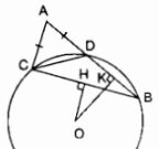 Bài 10, 11, 12, 13 trang 101 SBT Toán 9 tập 2: Cho đường tròn (O). Gọi I là điểm chính giữa dây cung AB (Không phải là cung nửa đường tròn) và H là trung điểm của dây AB. Chứng minh rằng đường thẳng IH đi qua tâm O của đường tròn