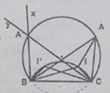 Bài 33, 34, 35 trang 105, 106 SBT Toán 9 tập 2: Dựng cung chứa góc 420 trên đoạn thẳng AB =  3 cm