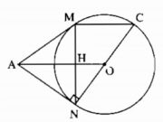 Bài 48, 49, 50, 51 trang 164 SBT Toán 9 tập 1: Cho góc xOy khác góc bẹt, điểm A nằm trên tia Ox. Dựng đường tròn (I) đi qua A và tiếp xúc với hai cạnh của góc xOy