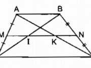 Bài 37, 38, 39 trang 84 SBT Toán 8 tập 1: Cho hình thang ABCD (AB // CD)…Tính các độ dài MI, IK, KN.