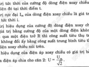 Bài 1, 2, 3, 4, 5 trang 66 Sách giáo khoa Vật lí 12: Đại cương về dòng điện xoay chiều