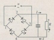 Bài III.14, III.15, III.16 trang 46 SBT Vật Lý 11: Hãy vẽ sơ đồ mạch chỉnh lưu dòng điện dùng bốn điôt bán dẫn mắc thành một cầu chỉnh lưu ?