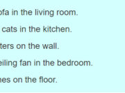 A closer look 2 – Unit 2 – Anh lớp 6 thí điểm: Write is/isn’t/are/aren’t in each blank to describe the kitchen in Mi’s house. 