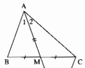 Bài 7, 8, 9, 10 trang 37 SBT Toán 7 tập 2: So sánh các độ dài BD, DC trong tam giác ABC