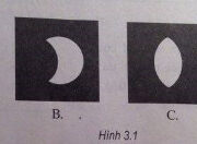 Bài 3.7, 3.8, 3.9, 3.10, 3.11, 3.12 trang 10, 11 SBT Lý 7: Đêm rằm, ta quan sát thấy gì khi Mặt Trời đi vào bóng tối của Trái Đất