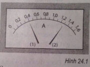 Bài 24.1, 24.2, 24.3, 24.4, 24.5, 24.6, 24.7 trang 56, 57 SBT Vật Lý 7: Ampe kế là dụng cụ dùng để làm gì?