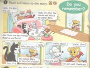 Short story Cat and Mouse 1- SGK Tiếng Anh lớp 4 Mới tập 1: Complete the conversation.