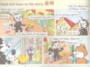 Short story Cat and Mouse 2 trang 72 SGK lớp 4 Mới tập 1: Complete the conversation.