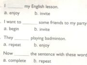 Lesson 3 Unit 18 trang 56 Sách Tiếng Anh lớp 4 Mới tập 2: Listen and circle. Then write and say aloud.