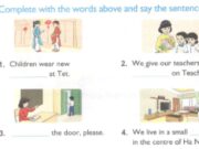 Unit 15. When’s Children’s Day? trang 60 SBT Tiếng Anh 4 mới: Write about you. what do you do on Teacher’s Day?