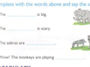 Unit 19. What animal do you want to see? trang 76 SBT Tiếng Anh 4 mới: Ask questions to find out what zoos animals your family members like