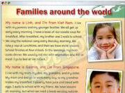 Extensive reading: Family – Family & Friends Special Edittion Grade 4: Make a family poster.