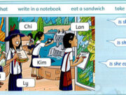 Lesson Three. Grammar and Song – Unit 5 – Family & Friends Special Edition Grade 4:  Write about a girl.