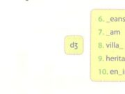 A. Phonetics – Unit 6 – Sách bài tập Tiếng Anh 7 thí điểm: Practise reading the dialogues, paying attention to the words with the sounds /tʃ/ and /dʒ/.