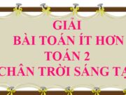 Bài toán ít hơn trang 74 Toán 2 SGK chân trời sáng tạo