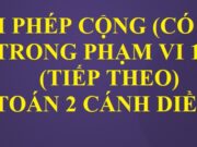 Phép cộng (có nhớ) trong phạm vi 100 (tiếp theo) trang 60, 61 SGK Toán 2 Cánh diều