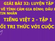 Bài 32: Luyện tập trang 135 SGK Tiếng Việt 2 tập 1 Kết nối tri thức