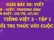 Nghe – viết Thương ông trang 127 Tiếng Việt 2 tập 1