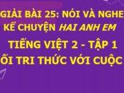 Nói và nghe: Kể chuyện Hai anh em Tiếng Việt lớp 2