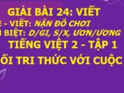 Nghe – viết Nặn đồ chơi trang 105 SGK Tiếng Việt 2 tập 1 Kết nối tri thức