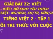 Nghe – viết Đồ chơi yêu thích trang 99 SGK Tiếng Việt 2 tập 1