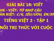 Nghe – viết: Tớ nhớ cậu trang 83 SGK Tiếng Việt 2 tập 1 Kết nối tri thức