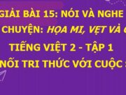 Nói và nghe: Kể chuyện Họa mi, vẹt và quạ Tiếng Việt lớp 2 Kết nối tri thức