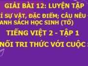 Luyện tập trang 53 SGK Tiếng Việt 2 Kết nối tri thức với cuộc sống