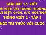 Nghe – viết: Cái trống trường em trang 52 SGK Tiếng Việt lớp 2