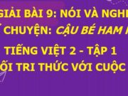 Nói và nghe Kể chuyện Cậu bé ham học Tiếng Việt 2