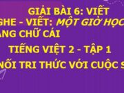 Nghe – viết: Một giờ học Tiếng Việt lớp 2 tập 1