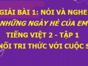 Nói và nghe: Những ngày hè của em Tiếng Việt 2 Kết nối tri thức