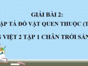 Luyện tập tả đồ vật quen thuộc (tiếp theo) trang 136 SGK Tiếng Việt 2 chân trời sáng tạo