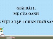 Soạn bài Mẹ của Oanh Tiếng Việt lớp 2 Chân trời sáng tạo