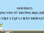 Giải ô chữ trang 119 SGK Tiếng Việt 2 Chân trời sáng tạo