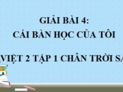 Soạn bài Cái bàn học của tôi Tiếng Việt 2 Chân trời sáng tạo