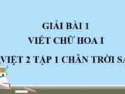 Viết chữ hoa I. Im lặng lắng nghe Tiếng Việt lớp 2 tập 1 Chân trời sáng tạo