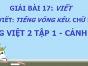 Bài viết 1 Nghe – viết: Tiếng võng kêu. Chữ hoa Ô, Ơ