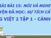 Kể chuyện đã học: Sự tích cây vú sữa