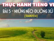 Trả lời câu hỏi Thực hành Tiếng Việt trang 124 SGK Ngữ văn 6 Kết nối tri thức